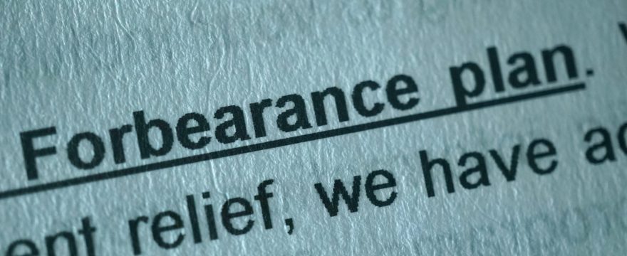 What options are available after a mortgage forbearance plan?